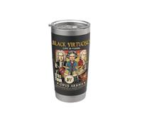 Mozart Bach Beethoven Banda Rock - Concierto Falso Divertida Vaso térmico de acero inoxidable de doble pared