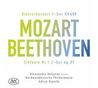 Mozart - Beethoven : Concerto pour piano n°19 - Symphonie n°1 / Alessandro Deljavan