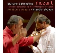 Mozart / Carmignola, Giuliano - Mozart: Violin Concertos NOS.3 & 5, SINFONIA Concertante (Japanese