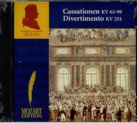 Mozart: Cassationen KV 63 & 99; Divertimento KV 251 CD