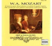 Mozart : Complete works for two pianos and piano duets. Ouziel, O. & D.
