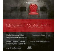 モーツァルト : 協奏曲集 / 河村尚子 | アンドレア・チェラッキ | アールガウ交響楽団 (Mozart: Concerti / Hisako Kawamura, Andrea Cellacchi, Argovia Philharmonic) [SACD Hybrid] [Import] [日本語帯・解説付]