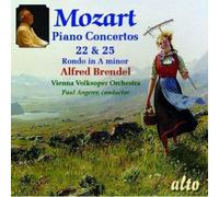 Mozart : Concertos pour piano n° 22 et 25. Brendel, Angerer.