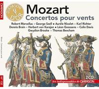 Mozart : Concertos pour vents. Marcellus, Nicolet, Brain, Brooke, Szell, Richter, Karajan, Davis, Beecham.