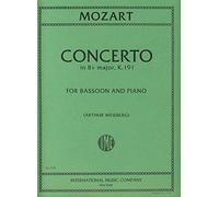 MOZART - Concierto para Fagot (K.191) (186e) en Sib Mayor para Fagot y Piano (Weisberg)