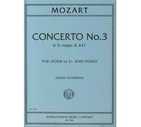 MOZART - Concierto para Trompa nº 3 (K.447) en Mib Mayor para Trompa en Mib y Piano (Chambers)