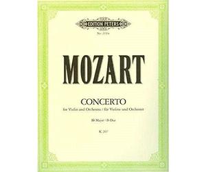 MOZART - Concierto para Violin nº 1 (K.207) en Sib Mayor para Violin y Piano (Sitt)