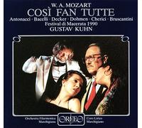 Antonacci/Dohmen/Kuhn/O.Filarmo Cosi Fan Tutte (Antonacci, Bacelli, Dohmen (CD)