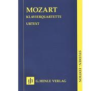 MOZART - Cuarteto (K.478) en Sol menor para Violin, Viola, Violoncello y Piano (PB) (Urtext)