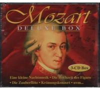 Mozart Deluxe Box. 3-CD Box. Eine kleine Nachtmusik - Die Hochzeit des Figaro - Die Zauberflöte - Krönungskonzert uvm