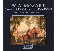 Mozart : Divertimenti pour vents. Bläser der Berliner Philharmoniker.
