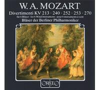 Mozart : Divertimenti pour vents. Bläser der Berliner Philharmoniker.