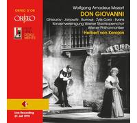 Mozart : Don Giovanni. Ghiaurov, Janowitz, Burrows, Zylis-Gara, Evans, Karajan.