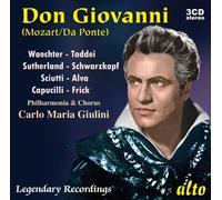 Mozart : Don Giovanni. Wächter, Taddei, Sutherland, Schwarzkopf, Giulini.