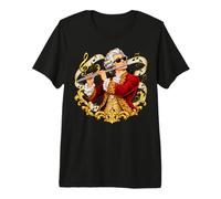 Mozart Flauta Música Clásica Ornado Compositor Arte Camiseta Premium