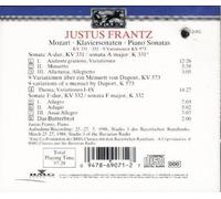 Mozart / Frantz, Justus - Piano Sonatas KV 331-3