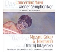 Mozart/Grieg/Telemann : Flötenkonzert/Violinkonzert/Aus Holbergs Zeit. Concertino Wien.