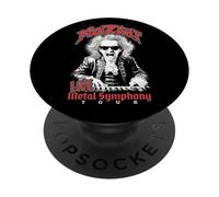 Mozart Heavy Metal Symphony Live Tour Música Clásica Divertida PopSockets PopGrip Adhesivo