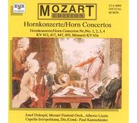 Mozart: Horn Concertos Nos. 1 (KV 412), 2 (KV 417), 3 (KV 447), 4 (KV 495) and Menuett, KV 65A