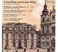 Mozart/J.M. Haydn/Schubert : Sinfonie KV550/Konzert B-Dur/Sinfonie Nr. 5. Angerer, Concilium musicum Wien.
