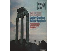 Mozart. Jupiter Symphonie Nr. 41, Haffner Symphonie Nr. 35. Philharmonisches Orchester Israel. Josef Krips. Vinyl LP.
