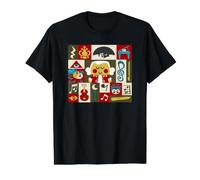 Mozart Kawaii Camiseta gráfica económica, Hombre, Negro, S