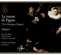 Mozart : Le nozze di Figaro. Van Dam, Freni, Von Stade, Karajan.