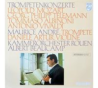 Mozart Leopold und Georg Philipp Telemann - Tommaso Albinoni*, Antonio Vivaldi, Maurice André, Daniele Artur, Kammerorchester Rouen*, Albert Beaucamp - Trompetenkonzerte