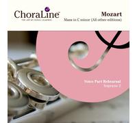 Mozart Mass in C Minor (All Other Editions) SOPRANO 2 Voice Part Rehearsal CD