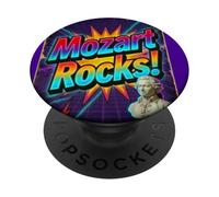 Mozart mece a Amadeus PopSockets PopGrip Adhesivo