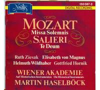 Mozart: Missa Solemnis/Salieri: Te Deum (On Historical Instruments)