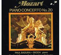 MOZART - MOZART PIANO CONCERTO NO 20[MER202]1973 VINYL LP PAUL BADURA-SKODA PIANO