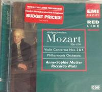 Mozart:Muti/Mutter - Violin Concerti 2 & 4 / Divertimento 1