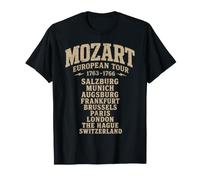 Mozart On Tour Compositor de música clásica Camiseta