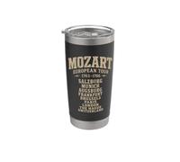 Mozart On Tour Compositor de música clásica Vaso térmico de acero inoxidable de doble pared