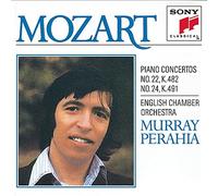 Mozart: Piano Concerti No. 22, K. 482 & No. 24, K. 491 by Murray Perahia (2006-07-29)