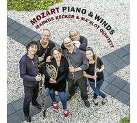 Mozart : Pièces pour piano et quintette à vent. Becker, Ma'Alot Quintett.
