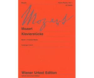 MOZART - Piezas Vol.1: Early Works para Piano (Urtext) (Leisinger/Levin)