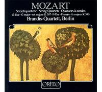 Mozart : Quatuors à cordes n° 14 et 23. Quatuor Brandis.