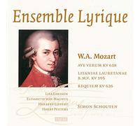 Mozart : Requiem/Ave Verum/Litaniae Lauretanae. Schouten, Larsson, Lippert, Magnus.