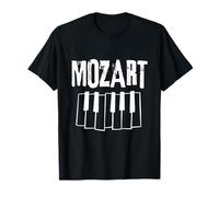 Mozart Rock'n'Roll Piano Clásico Composición Ritmo Camiseta