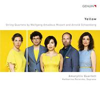 Mozart, Schoenberg : Yellow, quatuors à cordes. Persicke, Quatuor Amaryllis.