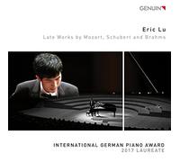 Mozart, Schubert, Brahms : Oeuvres tardives pour piano. Lu.