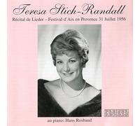 Mozart/Schubert/Brahms/Strauss : Recital 31.7.1956. Stich-Randall.