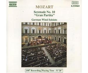Mozart Serenade No 10 Gran Partita German Wind Soloista [Audio CD] W A Mozart und German Wind Soloists