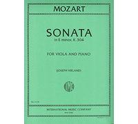 MOZART - Sonata (K.304) en Mi menor para Viola y Piano (Vieland)