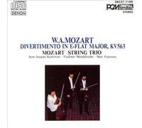 Mozart String Trio - Mozart: Divertimento in E-Flat Major , KV 563 (UK Import)