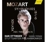 Mozart : Symphonies n° 25 & 40 - Sonate pour 2 pianos. Ettinger, Yodan.