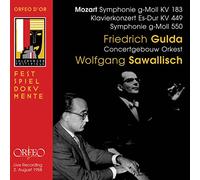Mozart : Symphonies n° 25 et 40 - Concerto pour piano n° 14. Gulda, Sawallisch.