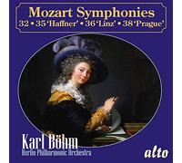Mozart : Symphonies n° 32, 35, 36 et 38. Böhm.